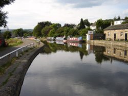 Bingley Five Rise Locks Canal, West Yorkshire Wallpaper