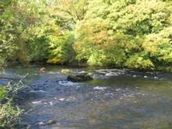 October at the Brathay River, nr. Ambleside,Cumbria. Wallpaper