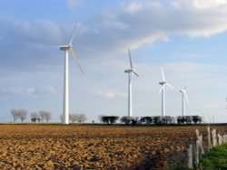 Windfarm at West Somerton, Norfolk Wallpaper