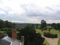 Coughton Court, south view Wallpaper