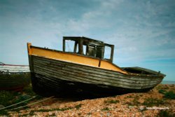 Seen Better Days, Dungeness, Kent Wallpaper