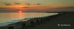 Solent Sunset, Hayling Island, Hampshire Wallpaper