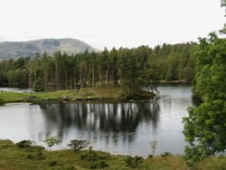 Tarn Hows, Cumbria. September 2007. Wallpaper