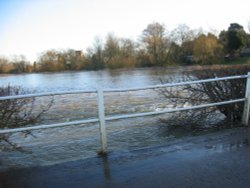 Flooded fields, Castle Eaton, Wiltshire