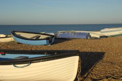 Martello Beach, Seaford, East Sussex Wallpaper