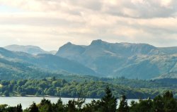 Windermere from Hammer Bank View Point. Wallpaper