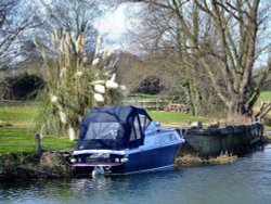 The River Nene, Sutton, Cambridgeshire Wallpaper