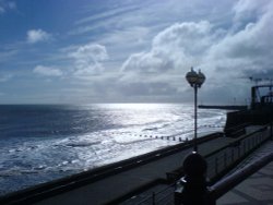 A Sunlit Sea, Bridlington, East Riding of Yorkshire Wallpaper