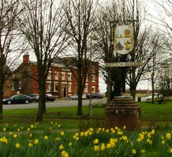 Village Sign, Sutton Bridge, Lincolnshire Wallpaper