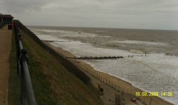 Seafront, Mundesley, Norfolk Wallpaper