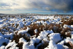 Winter on the Long Mynd, Church Stretton, Shropshire Wallpaper