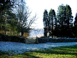 Frosty Morning near Windermere. Wallpaper