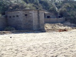 Old gun emplacement, Kilnsea, East Riding of Yorkshire Wallpaper