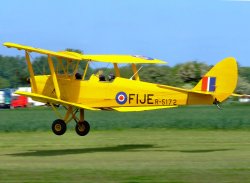 De Havilland Tiger moth, The Real Aeroplane Museum, East Riding of Yorkshire Wallpaper