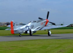 P-51 Mustang, The Real Aeroplane Museum, East Riding of Yorkshire Wallpaper