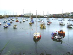 The Harbour at Penzance, Cornwall. Wallpaper