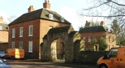 Gates to the Minster, Southwell, Nottinghamshire Wallpaper