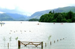 Derwentwater,Keswick, Cumbria. Looking towards Borrowdale. Wallpaper