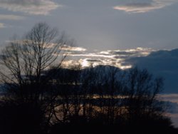 Sunset near Steeple Claydon, Bucks Wallpaper