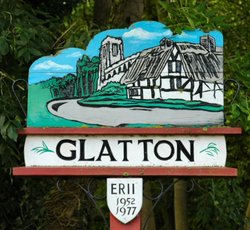 Glatton Village Sign, Cambridgeshire Wallpaper