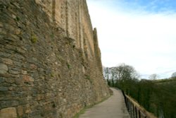 Castle Walk, Richmond, North Yorkshire. Wallpaper