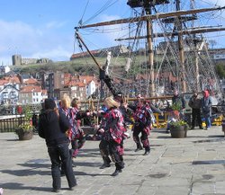 Morris Dancers in Whitby Wallpaper