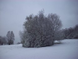 April snow, Sudbury, Greater London Wallpaper