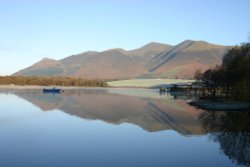 Derwentwater reflections Wallpaper