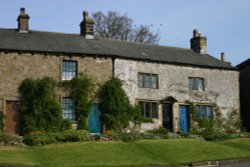 Cottages in Downham Wallpaper