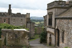 The Castle at Clitheroe, Lancashire. Wallpaper