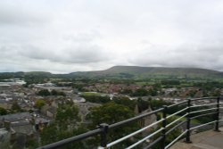 View from Clitheroe Castle. Wallpaper