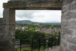 Views of Clitheroe from the Castle Wallpaper
