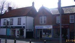 Town shops, Worksop Wallpaper