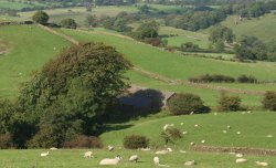 Countryside around Downham, in Lancashire.