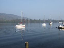 Lake Windermere at Bowness Wallpaper