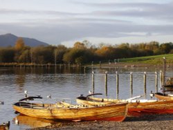 Boats, Derwentwater Wallpaper