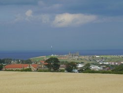 Whitby Abbey from a long way off! Wallpaper