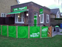 The Cafe on the Square, Aylesham, Kent Wallpaper