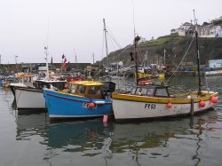 High tide at Mevagissey Wallpaper