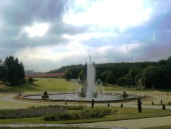 Fountain at Witley Court, Worcestershire Wallpaper