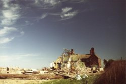 Demolition of old convalecent home c1984 Wallpaper