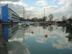 The Marina at the Canal Basin, Gravesend, Kent. Wallpaper