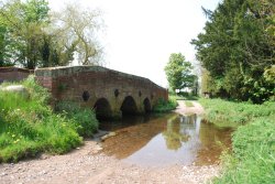 Bridge over Moreton Brook Wallpaper