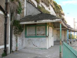 Lockup stall on the beach Wallpaper