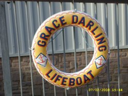 Grace Darling Lifebelt Seahouses Wallpaper