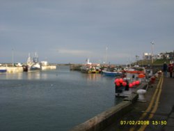 Bay Seahouses Wallpaper