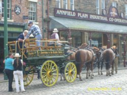 Coach and horses Beamish Wallpaper