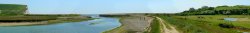 cuckmere haven pan Wallpaper