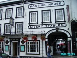 Historic building Guildford High street Wallpaper