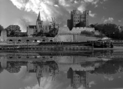 Rochester Castle & Cathedral Wallpaper